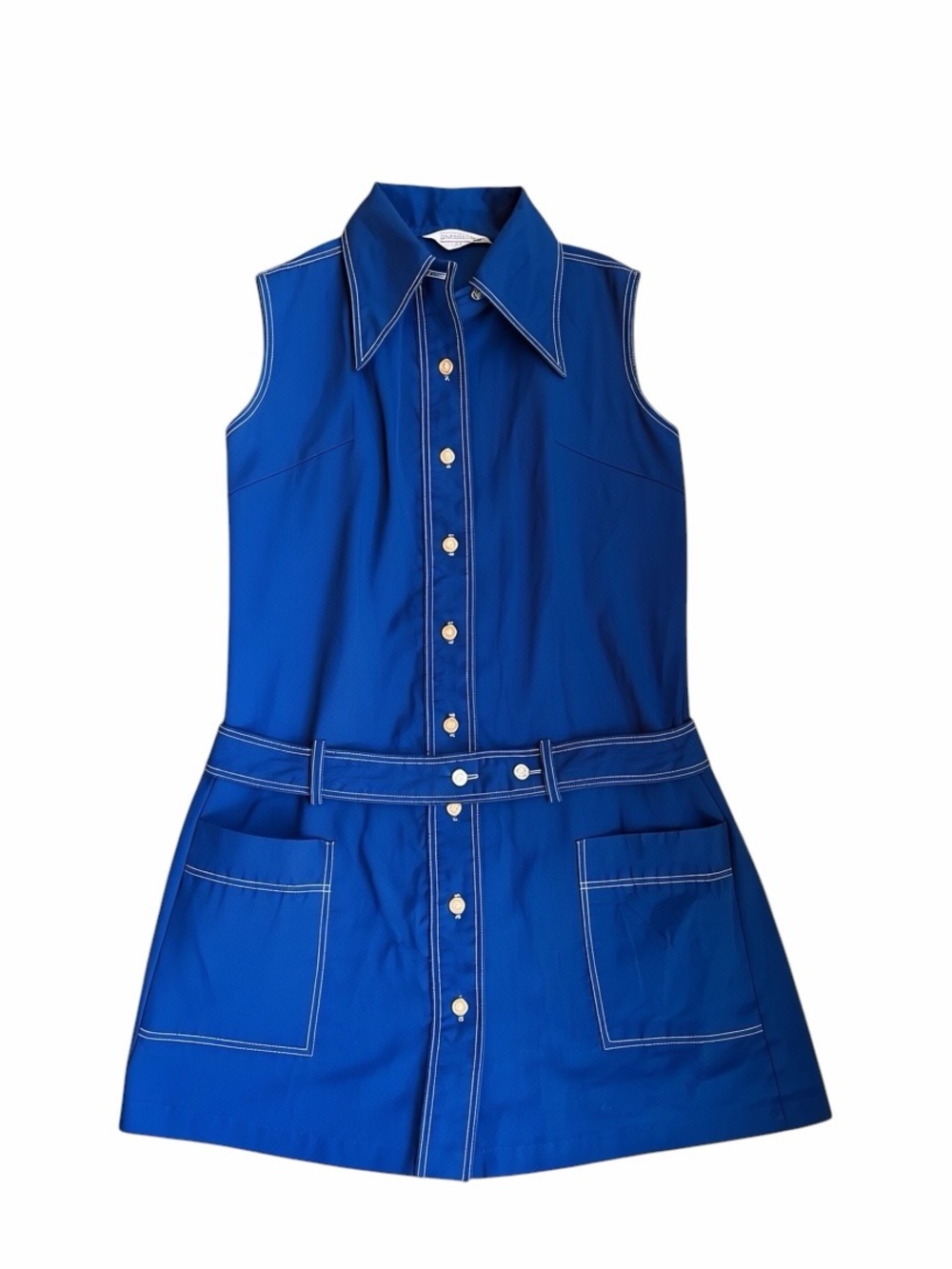 Deadstock Late 60s/70s Marlene Industries Corp. Poly/Cotton Scooter Romper